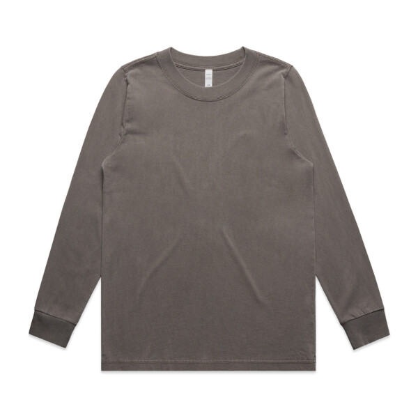 Front view of customizable women's long sleeve tee